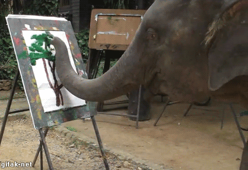 elephant clip art animation