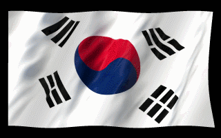 25 Great Animated South Korea Flag Waving Gifs at Best Animations
