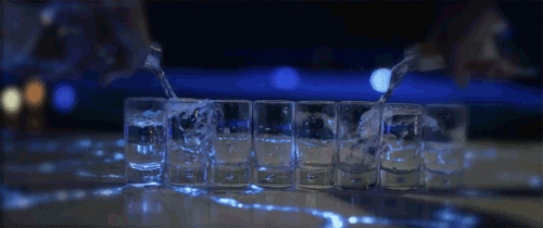 Image result for Pouring shots gif