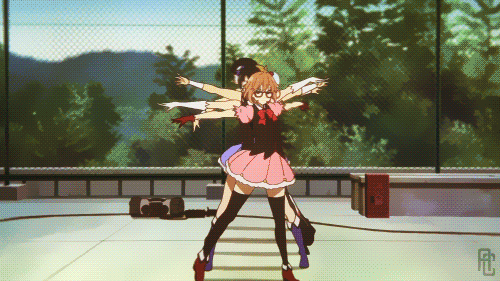 Anime Kawaii Girls Dancing Animated Gifs - Best Animations