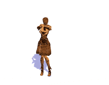 small girl dancing avatar