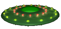 alien saucer spin