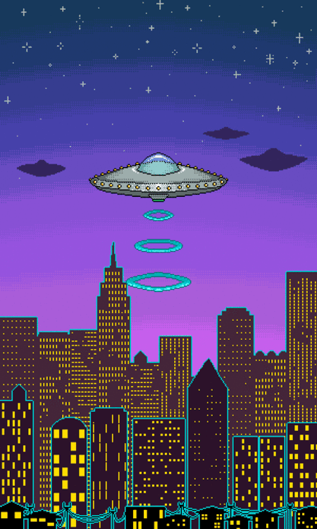 30 Great UFO Animated Gif Images - Best Animations
