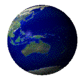 earth spinning animations