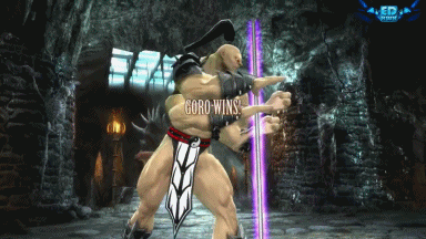 Mortal kombat gif. Фаталити мортал комбат 9 Рейден. Фаталити горо в мортал комбат 9