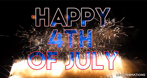 Happy 4th Of July Fireworks Gif