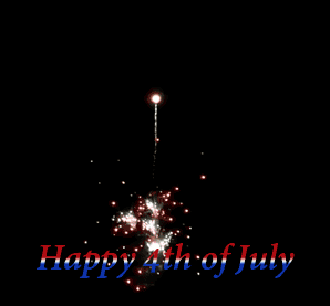 Independence Day Fireworks animated gif