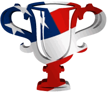 American Flag Trophy