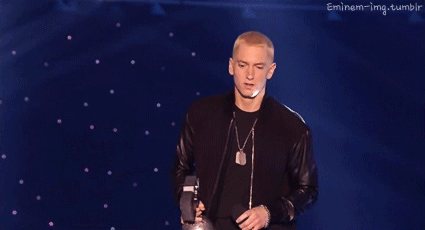 Eminem With Award