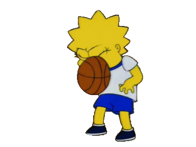 Funny Lisa Simpson Getting hit By Ball