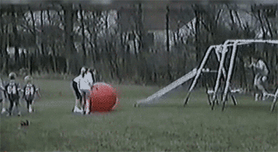 Funny Ball Playground Fail