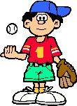 Boy Baseball Player Clip Art