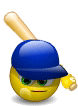 Emoji Baseball Player gif