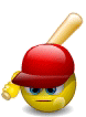 Baseball Smiley Emoji
