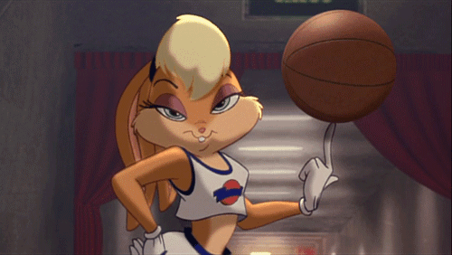 Cute Cartoon Spinning Basketball