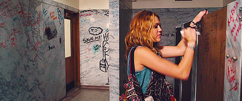 Funny Girl In Bathroom