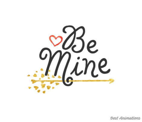 Be Mine Art animated gif