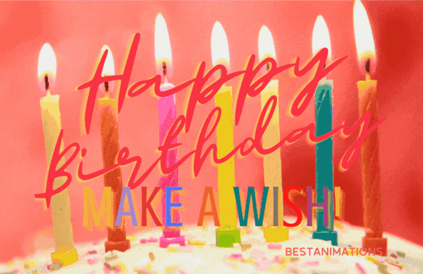 Happy Birthday Pink Gif