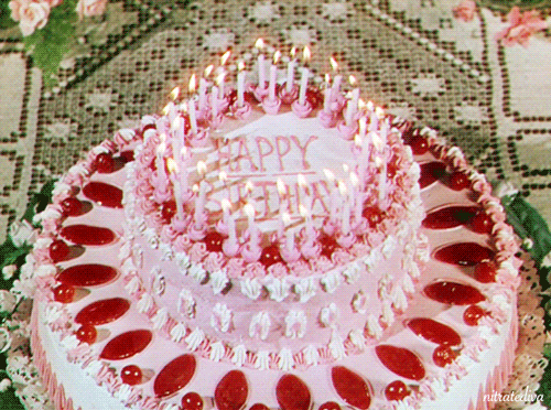 Amazing Happy Birthday Cake Gif gif