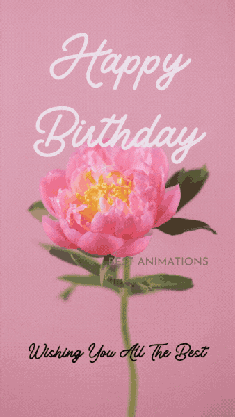 Wishing You All the Best For Your Birthday animated gif