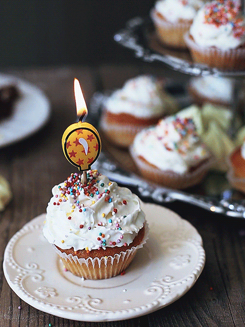 Birthday Cupcake gif