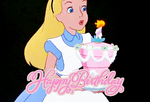 Disney Birthday Cake Wishes animated gif