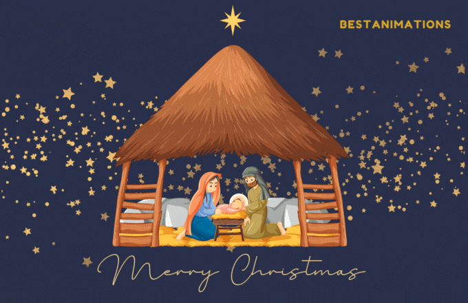 Merry Christmas Nativity 