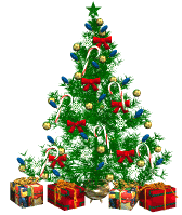 Christmas Tree with Gifts Gif animated gif