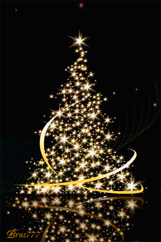 Sparkling Christmas Tree Animation