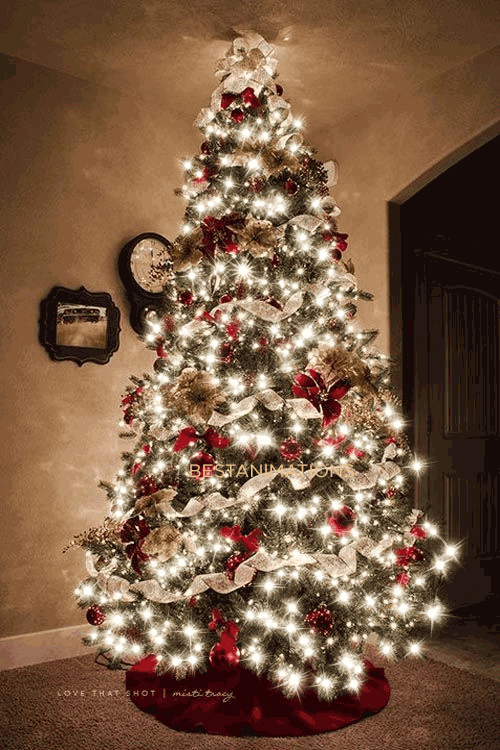 Beautiful Christmas Tree Animated Gif