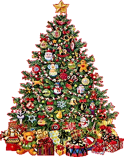 Cool Christmas Tree Decoration animated gif