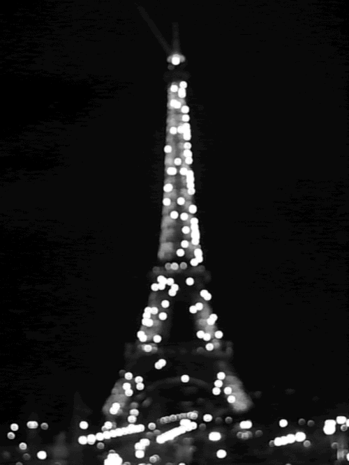 Black And White Eiffel Tower