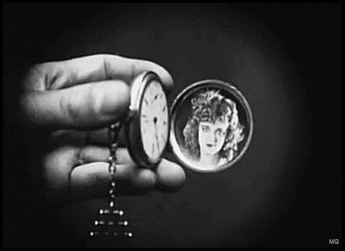 Black And White Pocket Watch gif