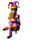 Clown With Music Instrument 