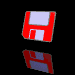 Red Floppy Art