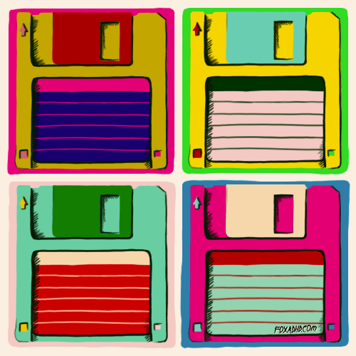 Different Color Floppy