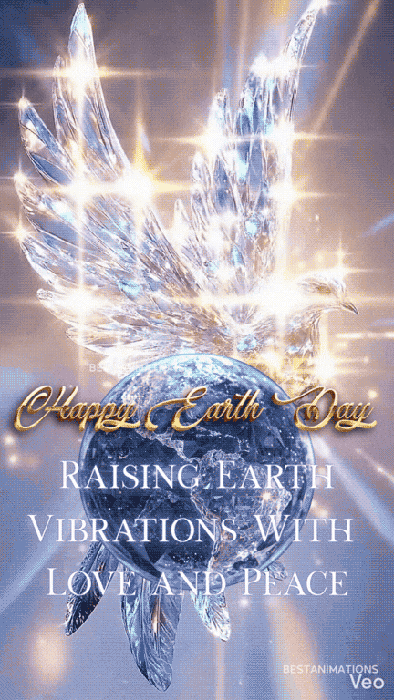 Happy Earth Day Crystal Dove Vibrations