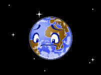 Cute Earth Pixel Art