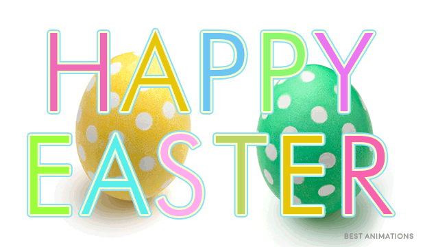 Easter Colorful Eggs gif