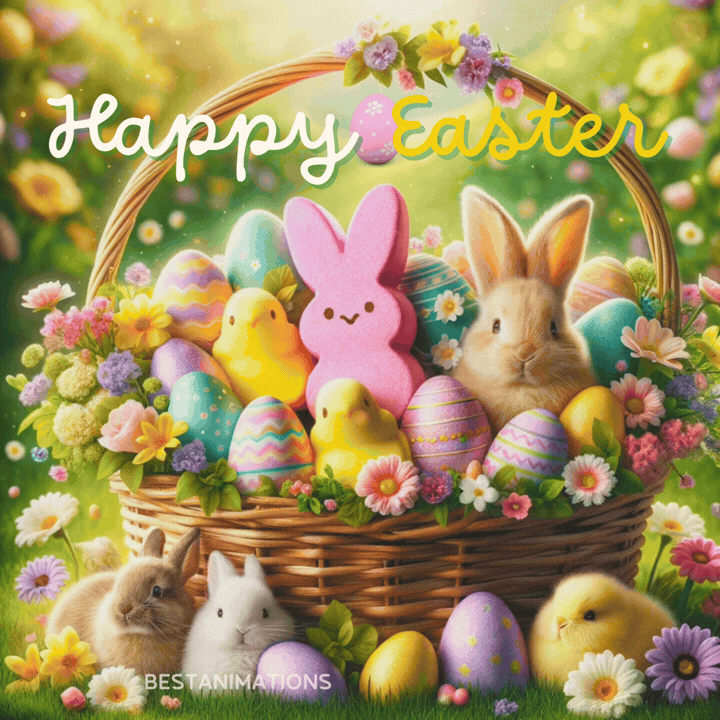 Happy Easter Basket of Cuteness  gif