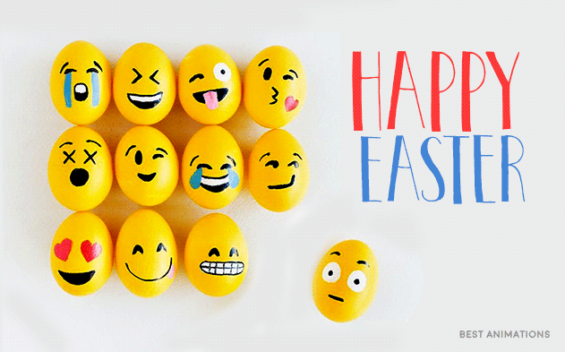 Funny Emoji Eggs gif