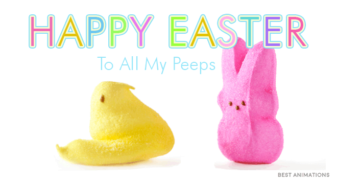 Happy Easter Peeps Gif
