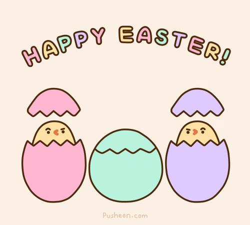 Funny Cute Easter Eggs Gif