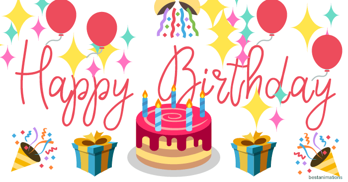 Happy Birthday Emoji Party Gif