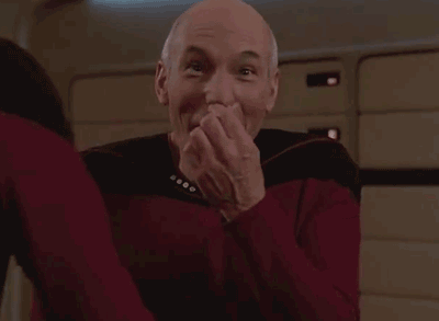 Captain Picard Silly Laugh