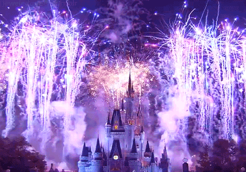 Amazing Disney Fireworks GIf