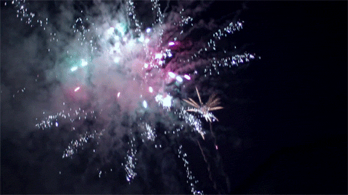 Purple Fireworks Gif Explosion