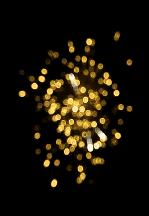 Firework Golden Sparkles