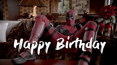 Deadpool Birthday gif