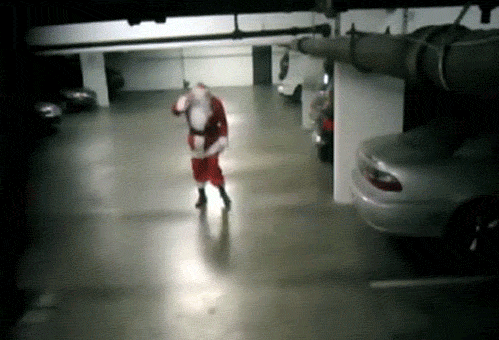 Funny Drunk Santa Claus